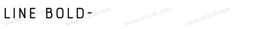 LINE Bold字体转换